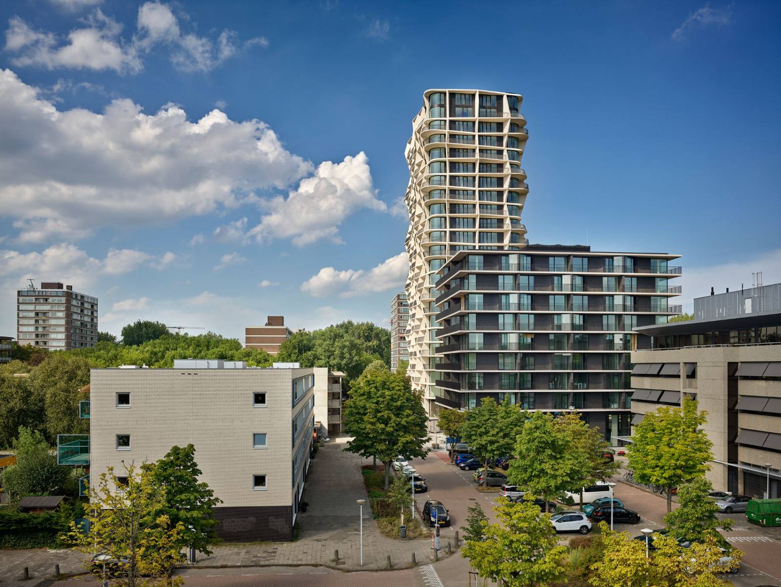 Q Residences — Quartz en Qube samen, Buitenveldert