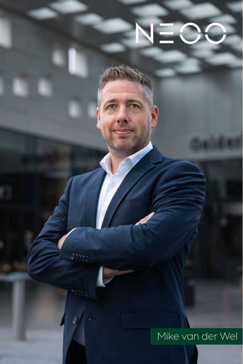 Mike van der Wel, een van de drie nieuwe collega's
