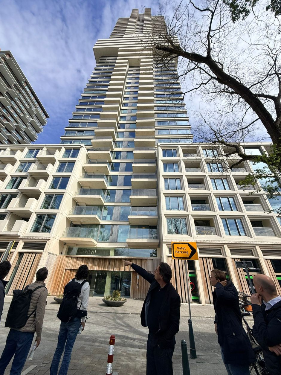 Toelichting op de bouwplaats in Rotterdam