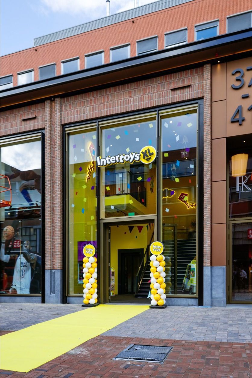 De werkzaamheden in de passage van de Rembrandthof