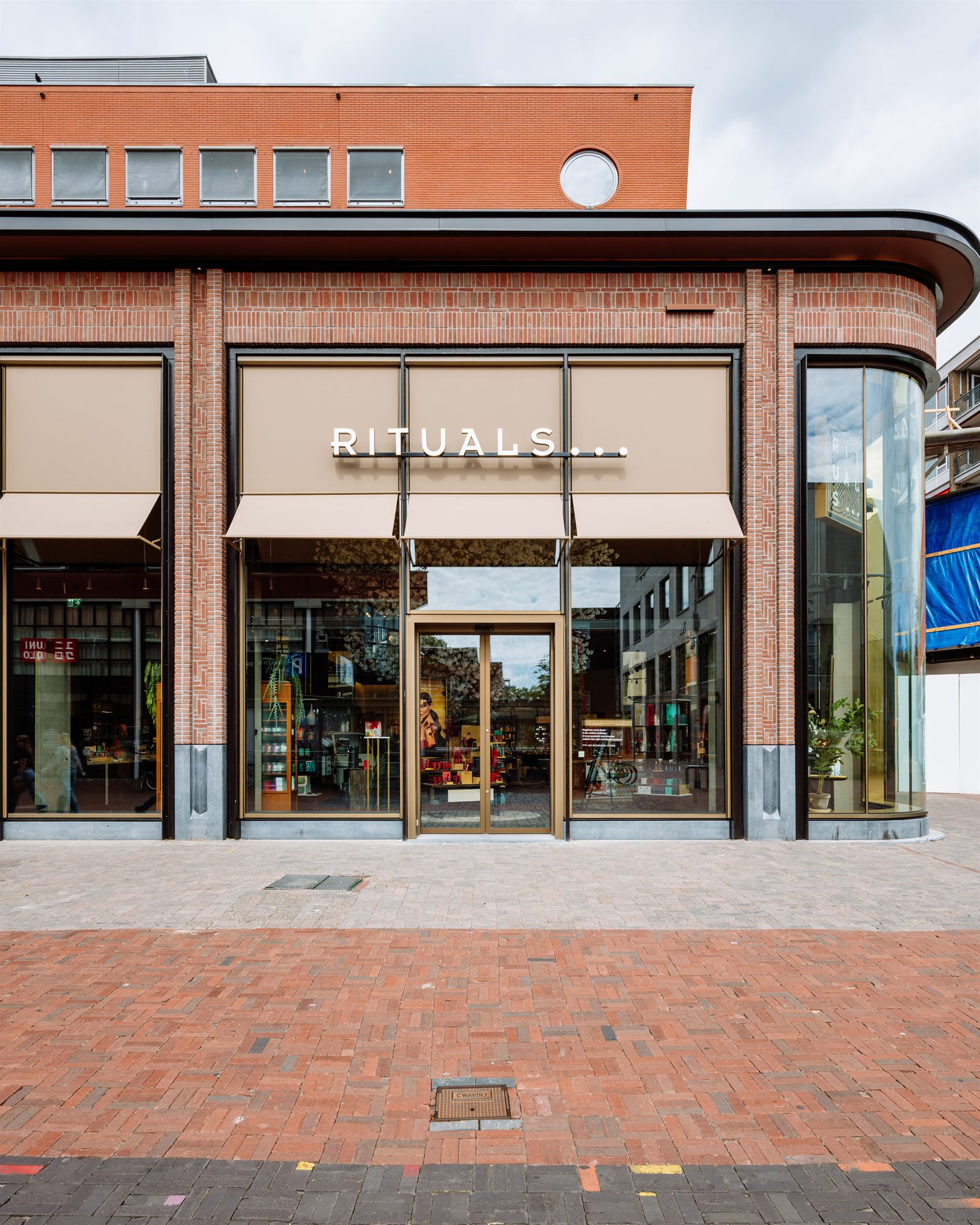 De entree van de Rituals flagship store